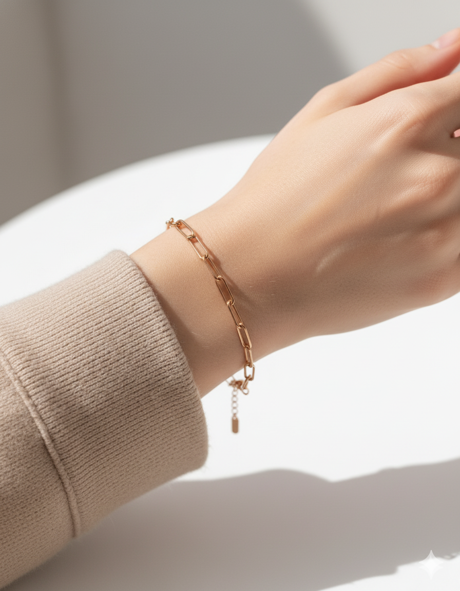 Golden Link Bracelet