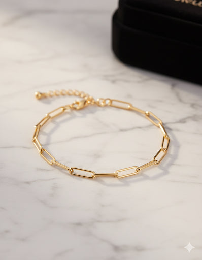 Golden Link Bracelet