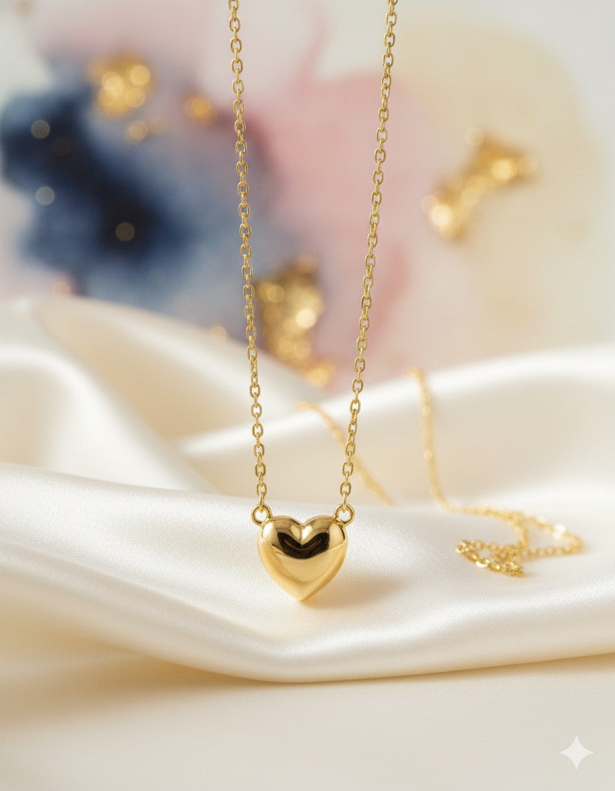 Golden Heart Necklace