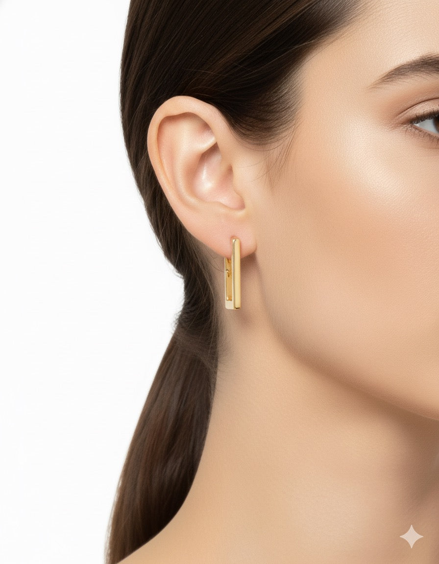 Geo Luxe Hoops