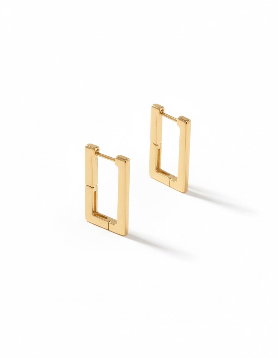 Geo Luxe Hoops
