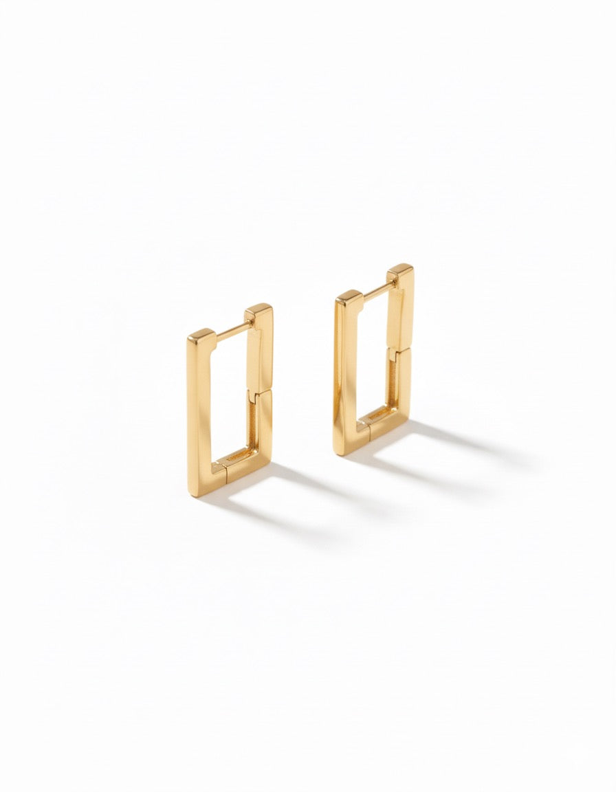 Geo Luxe Hoops